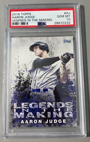 Aaron Judge PSA 10 Legends in the Making - 2018 Topps Flagship - Gem Mint - NYY
