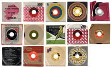 Vintage Lot 14 Classic Rock n Roll 7" Vinyl 45s Records VG