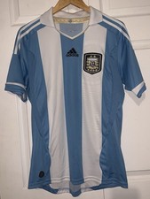 Adidas Argentina 2011-2013 Home Jersey Soccer Shirt V88839 Men's Medium