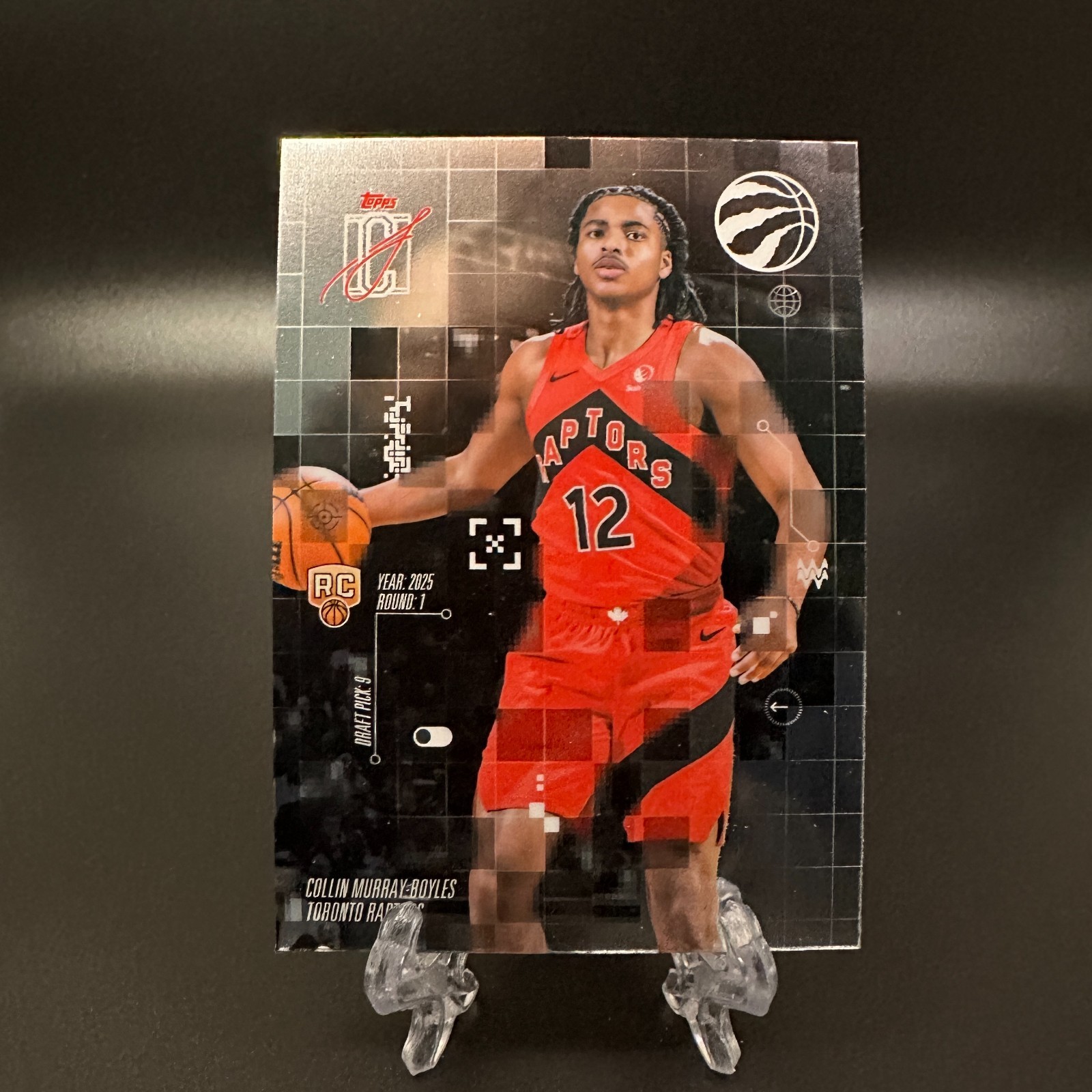 2025-26 Topps Signature Class Collin Murray-Boyles After Image RC #AF-9 Raptors