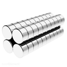 3/8 x 3/16 Inch Neodymium Rare Earth Disc Magnets N42 40 Pack