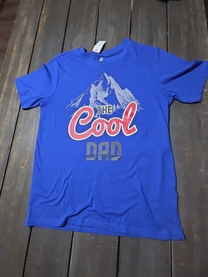 The Cool DAD Father's Day Men's Mountain T-shirt Size Medium 