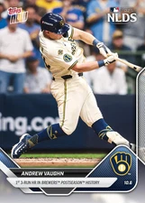 Andrew Vaughn 1st 3-Run HR Postseason - 2025 MLB Topps NOW - Card 834 Presale