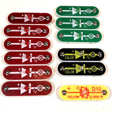 ELENCO Snap Circuits - LED Component Lot - 12 Pcs   see description 