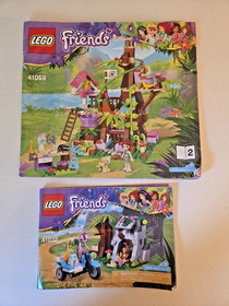 LEGO Friends 41059 Jungle Tree Sanctuary & 41032 1st Aid Jungle Bike