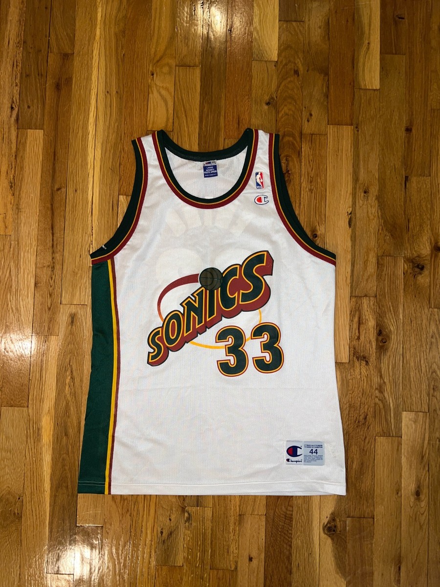 PATRICK EWING Seattle Supersonics Champion Jersey 44 NBA Kemp