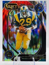 2024 Panini Select Eric Dickerson Black & Red Prizm Shock Rams #255 club