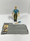GI Joe Hasbro 1987 Chuckles V1 Incomplete With Filecard