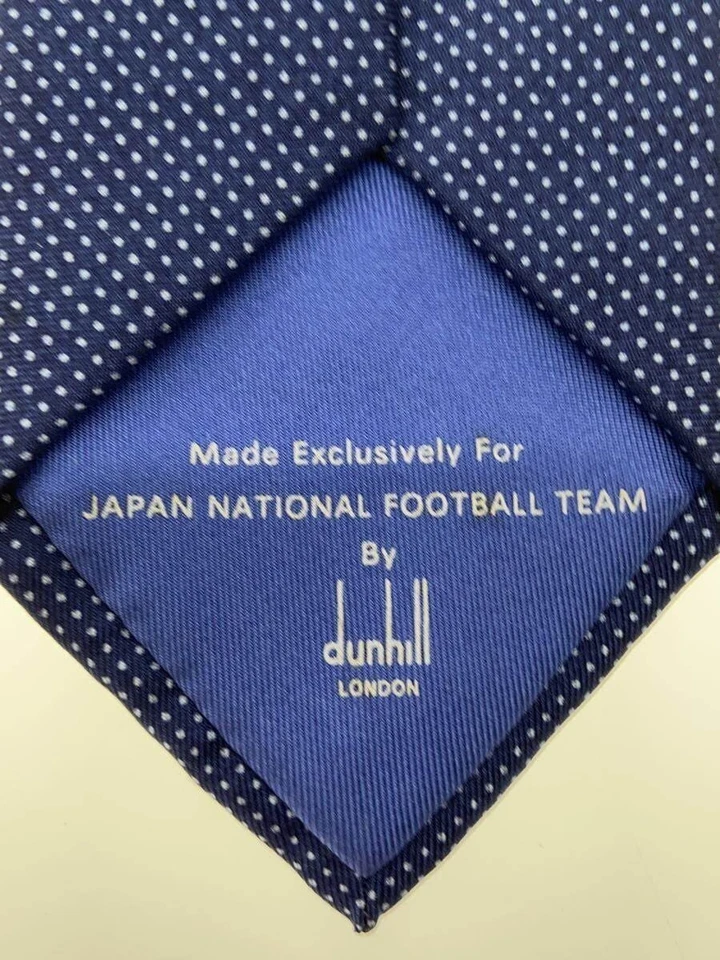 Corbata modelo del equipo nacional de fútbol Dunhill AZUL Foto 3 de 3