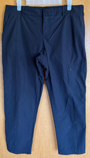Kirkland Signature Travel Pant Womens Sz 6 Black Ankle Quick Dry Nylon