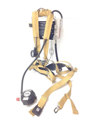 #ad SCOTT AIR PAK TC 13F 80 Breathing Equipment w Harness Backplate Pressure Reducer $199.99