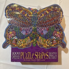 Ceaco 1000 Piece Butterfly Shaped Jigsaw Puzzle