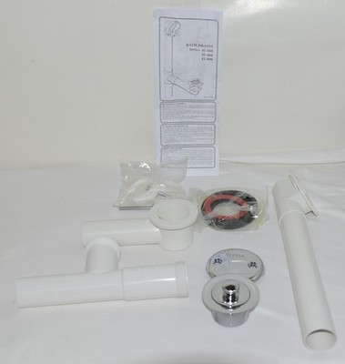 Gerber 41550 Classics Chrome PVC Lift Turn Drain For Standard Tub