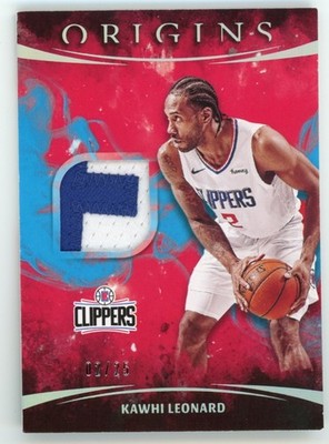 2021-22 Panini Origins Kawhi Leonard #02/25 Game-Worn Patch Jersey# Clippers