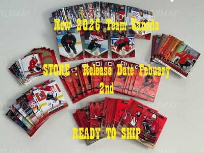  NEW TEAM CANADA 2025-2026 UD Tim Hortons  (U-PICK) Poe/Duos/CP/NS/GM/BASE 