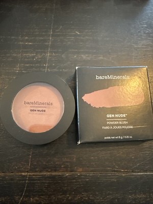 bareMinerals Gen Nude Powder Blush BUT FIRST COFFEE 0.21 oz. NEW IN BOX