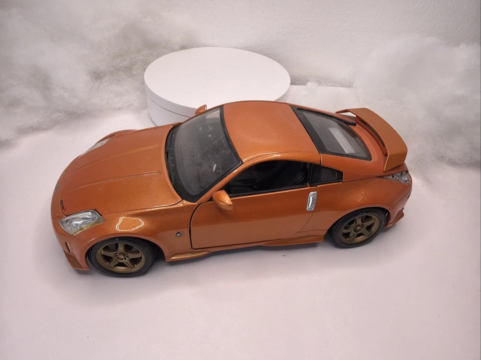 Coche Diecast MAISTO Edición Especial Nissan 350Z Escala 1:18 NARANJA DAÑADO Foto 4 de 4