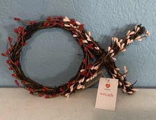 Target Bullseye Playground Valentines Day XO Berry Twig Wreath Pink & Red NWT