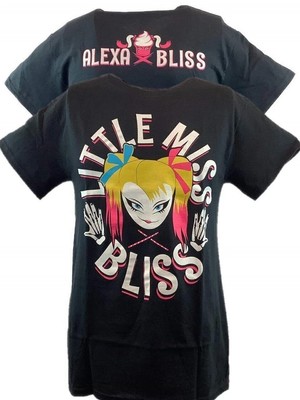 WWE Alexa Little Miss Bliss Black T-shirt