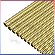 Image of Brass Tube Brass Pipe Length 300mm Ø 0.8 3 4 5 6 7 8 ~ 12 mm Thick 0.2mm