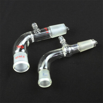 Glassware Glass Vacuum Chemistry 105 Bend Adapter Tube Take-off Lab suppliers
