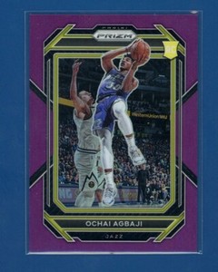 2022-23 Panini Prizm #267 Ochai Agbaji PURPLE PRIZM /99 SP ROOKIE RC | Utah Jazz