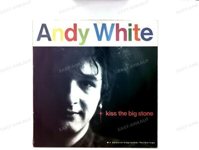 Andy White - Kiss The Big Stone GER LP 1988 + Innerbag '