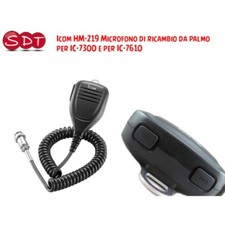 HM-219 MICROFONO DA PALMO ICOM ORIGINALE CON PULSANTI UP/DOWN IC-7300/7610