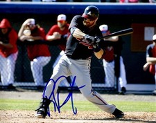 Autographed RYAN DOUMIT Atlanta Braves  8x10 photo- COA 