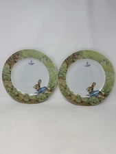 Zrike Brands Beatrix Potter Peter Rabbit In Garden Dinner Plate Set Of 2 Easter