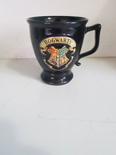 Harry Potter  Sorcerer's Stone Mug Cup Black 3D Hogwarts 2000 Ceramic Vintage