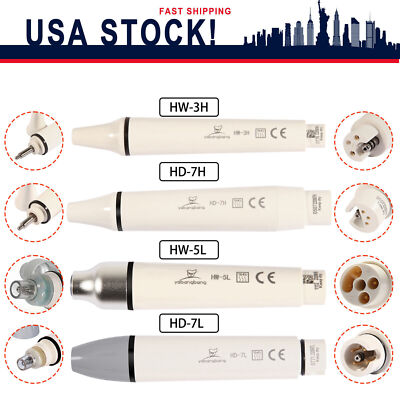 Dental LED Ultrasonic Piezo Scaler Handpiece Fit EMS/WOODPECKER/DTE/SATELEC US
