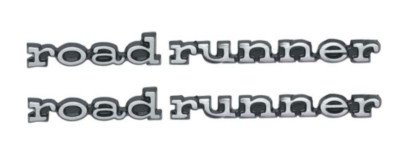 OER Diecast Rear Quarter Panel Emblem Set For 1970-1974 Plymouth Road Runner