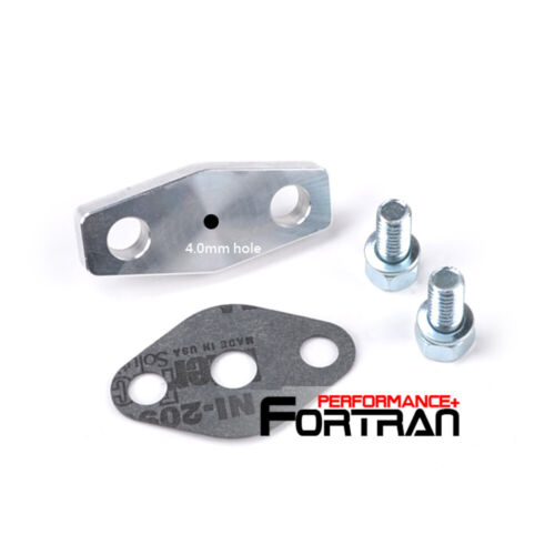 Turbo 4AN Oil Feed & 10AN Drain Flange Kit Fit HT18 K24 K26 K27 HX35 HX40 - Picture 2 of 2