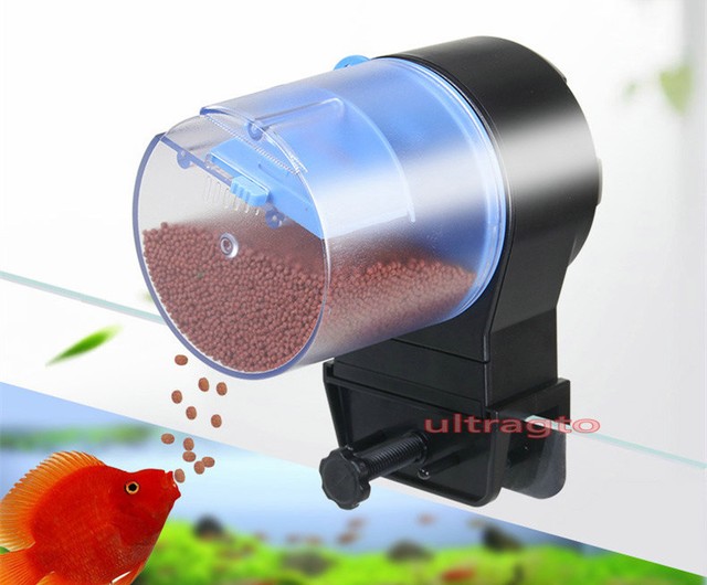 automatic fish food feeder for aquarium