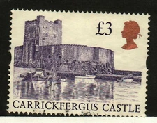Great Britain #1447a Carrickfergus Castle High Value used