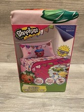 Shopkins Microfiber Soft Twin Sheet Set-3 Piece Set-New Read Description