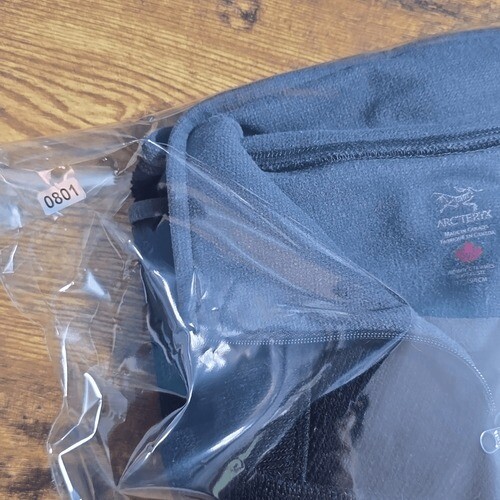 Arc'Teryx Giacca Pile Donna Logo Polartec Vintage Nero Medium