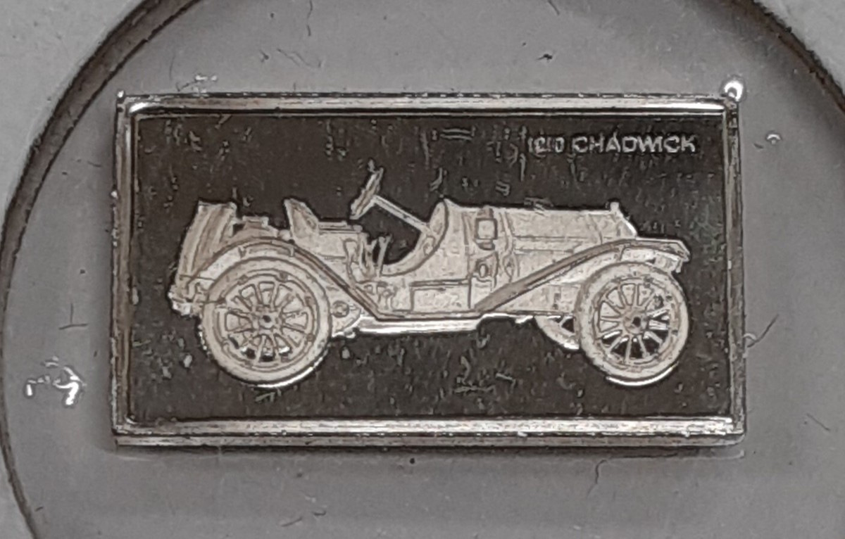 Franklin Mint Centennial Cars Sterling Silver Mini Ingot -1910
