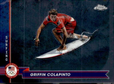 2024 Topps Chrome U.S. Olympics & Paralympic Hopefuls #189 Griffin Colapinto