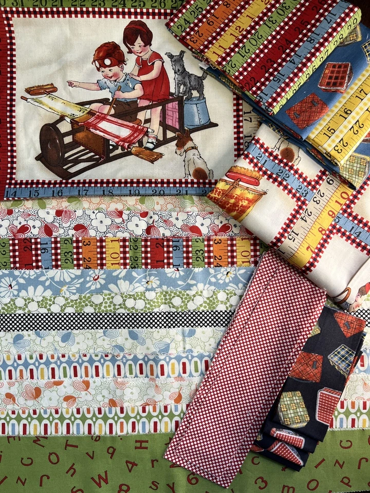 Wee Play by American Jane Patterns Sandy Klop Moda Two 22”x23 1/2” Panel /fabric - Image 2 of 4