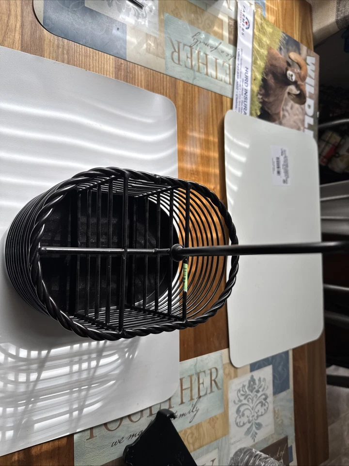 Silver Ware Basket By MIKASA gourmet Basics Black - Image 2 of 4