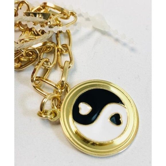 Alternate view of Wilhelmina Garcia 18k Gold-plated Yin Yang Charm Bracelet