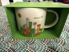 Starbucks DALLAS 2015 You Are Here YAH Collection 14 oz Cup Mug Used No Box