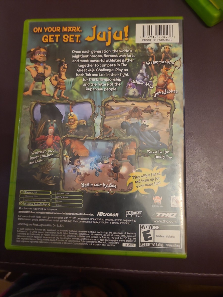 Xbox - taki Tak: The Great Juju Challenge (Microsoft Xbox good condition