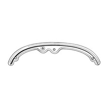 VW Beetle 1963-1966 Number Plate Light to Decklid Rubber Seal 113943191