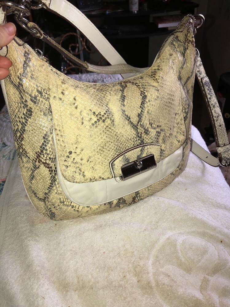coach python purse