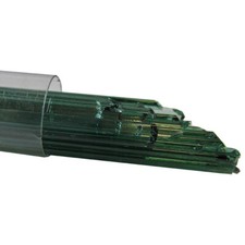 Oceanside Noodles Approx.3/16"W.x17"L. Sea Green Transparent 5OZ. Tube 96 COE
