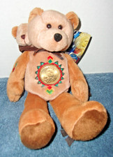 VNTG 2000 LIMITED TREASURES 9" COIN BEAR SACAGAWEA LIBERTY DOLLAR WITH TAG