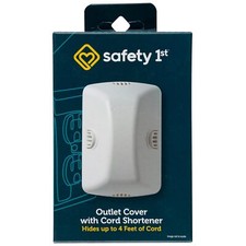 Safety 1st - Outlet Cover with Cord Shortener for Baby Proofing - OPEN BOX